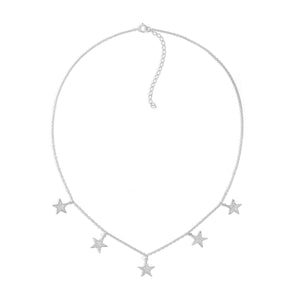 By Barnett Twinkle Stars Diamond Necklace