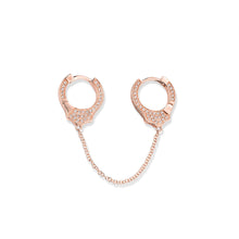 Load image into Gallery viewer, By Barnett Diamond Handcuff  Climber Earrings