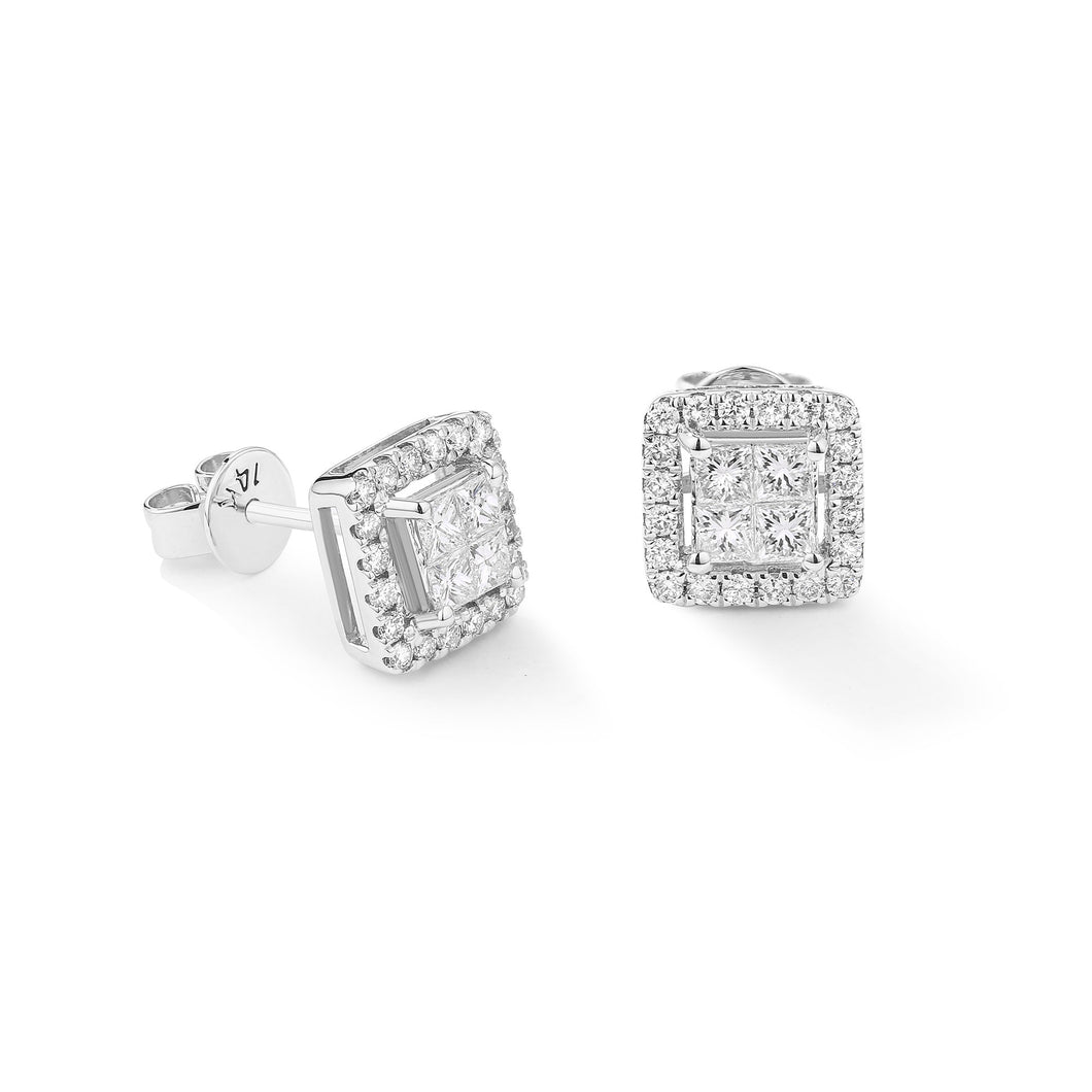 By Barnett Princess Brilliance Stud Earrings