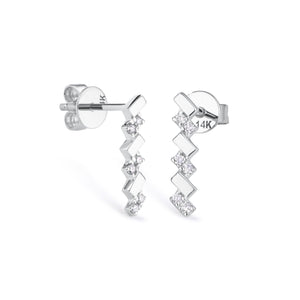 By Barnett Simply Chic Diamond Earrings