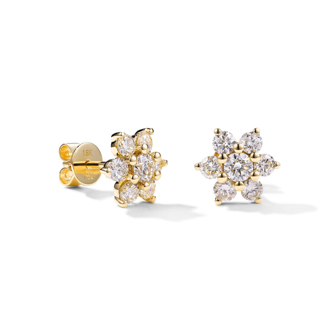 By Barnett 1ct Star Stud Earrings