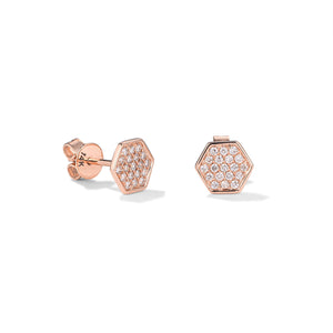 By Barnett Hexabling Diamond Earrings