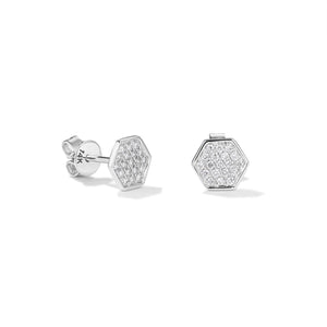 By Barnett Hexabling Diamond Earrings