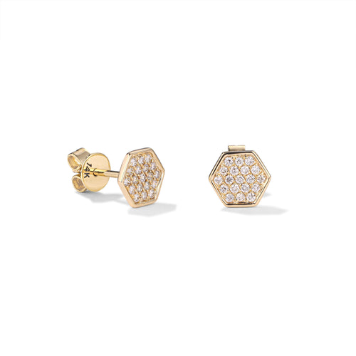 By Barnett Hexabling Diamond Earrings