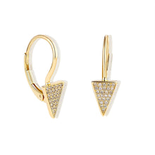 Load image into Gallery viewer, By Barnett Trendsetter&#39;s Arrow Diamond Earrings