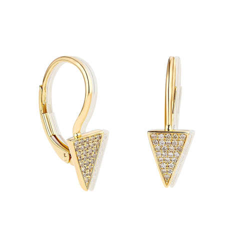 By Barnett Trendsetter's Arrow Diamond Earrings