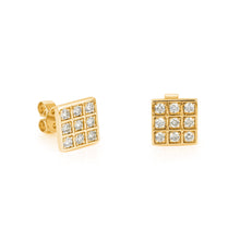 Load image into Gallery viewer, By Barnett GeoSparkle Diamond Earrings