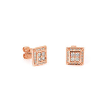 Load image into Gallery viewer, By Barnett Trapezoid Prism Diamond Earrings