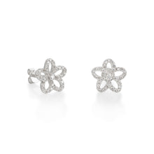 Load image into Gallery viewer, By Barnett Blossoming Flower Diamond Earrings