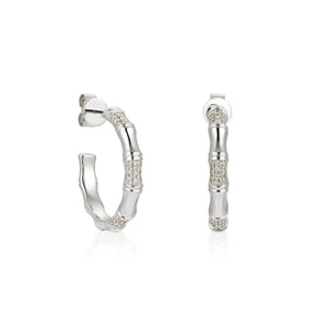 By Barnett Gleaming Hoopla Diamond Earrings