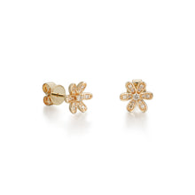 Load image into Gallery viewer, By Barnett Flower Fling Diamond Earrings