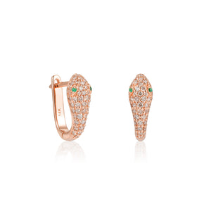 By Barnett Diamond Serpent Earrings