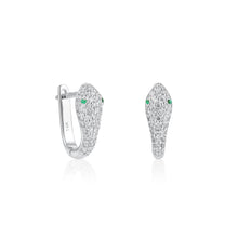 Load image into Gallery viewer, By Barnett Diamond Serpent Earrings