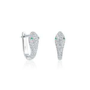 By Barnett Diamond Serpent Earrings