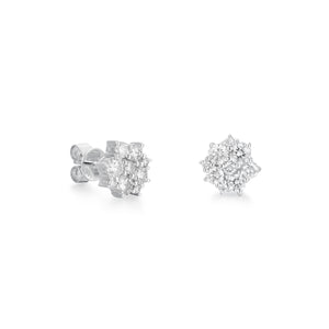 By Barnett Dancing Petals Diamond Studs