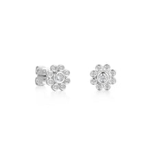 Load image into Gallery viewer, By Barnett Meadow Blooms Diamond Stud Earrings