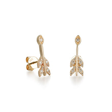 Load image into Gallery viewer, By Barnett Playful Pointers Diamond Earrings