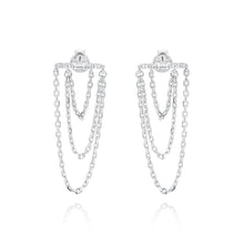 Load image into Gallery viewer, By Barnett Golden Cascade Diamond Earrings