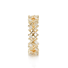 Load image into Gallery viewer, By Barnett Zig Zag Baguette Diamond Ring