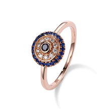 Load image into Gallery viewer, By Barnett Round Evil Eye Diamond Ring