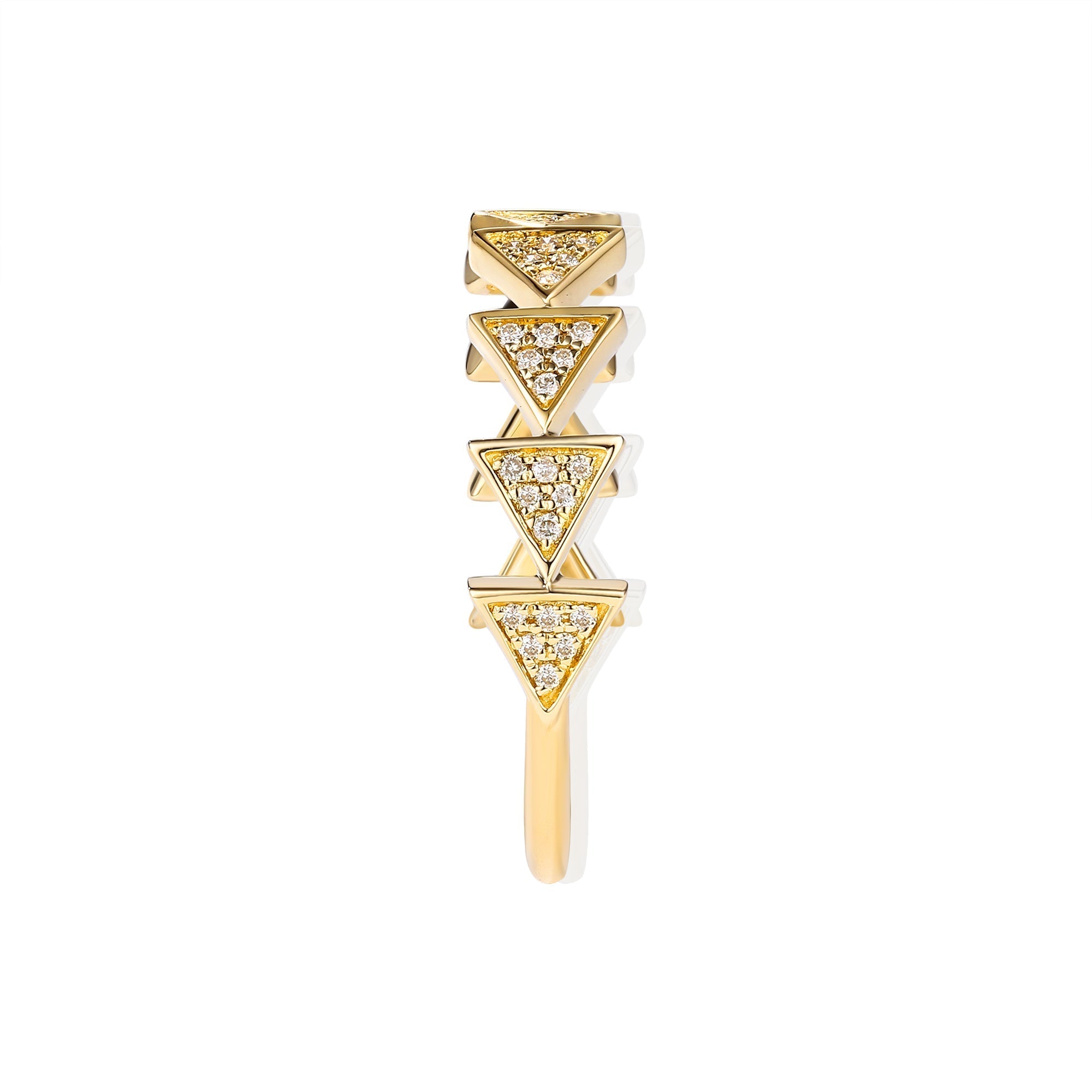 By Barnett Edgy Diamond Ring