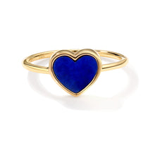 Load image into Gallery viewer, By Barnett Lazuli Heart Ring