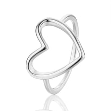 Load image into Gallery viewer, By Barnett Gold Halo Heart Ring