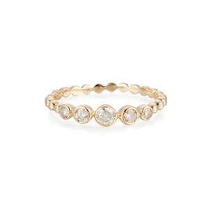 By Barnett Beaded Diamond Ring