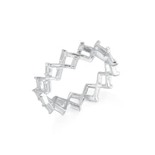 Load image into Gallery viewer, By Barnett Zig Zag Baguette Diamond Ring