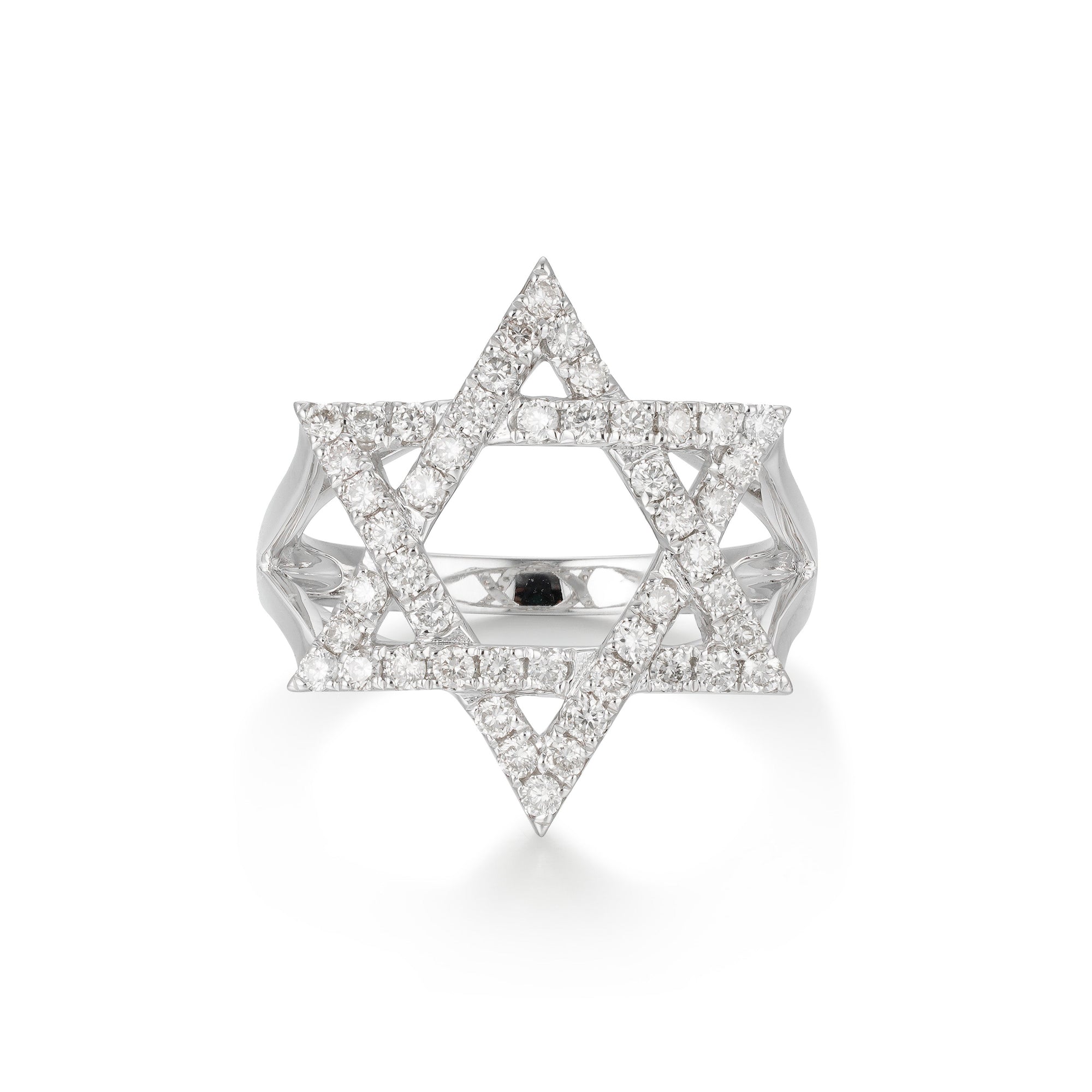 By Barnett Star of David Diamond Ring
