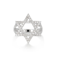 Load image into Gallery viewer, By Barnett Star of David Diamond Ring