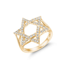 Load image into Gallery viewer, By Barnett Star of David Diamond Ring