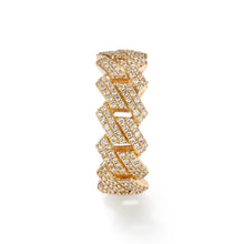 Load image into Gallery viewer, By Barnett Miami Cuban Link Diamond Eternity Ring