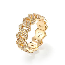 Load image into Gallery viewer, By Barnett Miami Cuban Link Diamond Eternity Ring