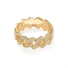 Load image into Gallery viewer, By Barnett Miami Cuban Link Diamond Eternity Ring