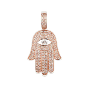 By Barnett Enlightened Humsa Diamond Pendant