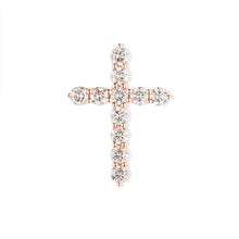 Load image into Gallery viewer, By Barnett Divine Brilliance Diamond Cross Pendant