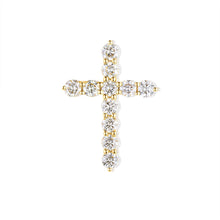 Load image into Gallery viewer, By Barnett Divine Brilliance Diamond Cross Pendant