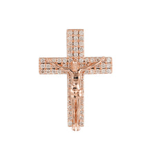 Load image into Gallery viewer, By Barnett Diamond Crucifix Cross Pendant