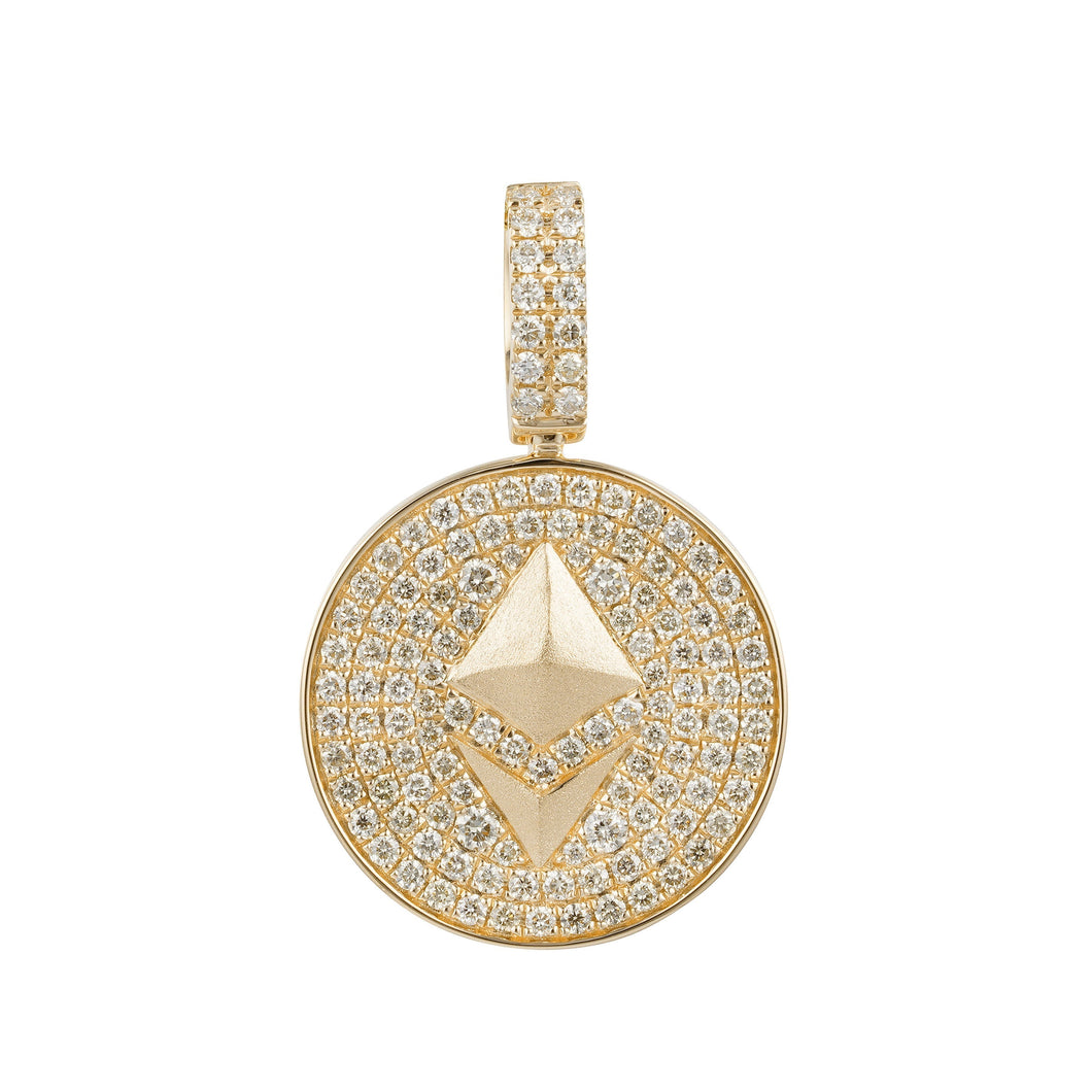 By Barnett Ethereum Diamond Pendant