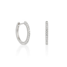 Load image into Gallery viewer, By Barnett 0.18 Carat Diamond Huggie Earrings