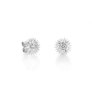 By Barnett Sunshine Diamond Stud Earrings