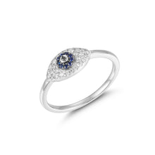 Load image into Gallery viewer, By Barnett Marquise Evil Eye Diamond Ring