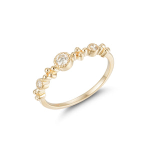 By Barnett Fleur d'Or Diamond Ring