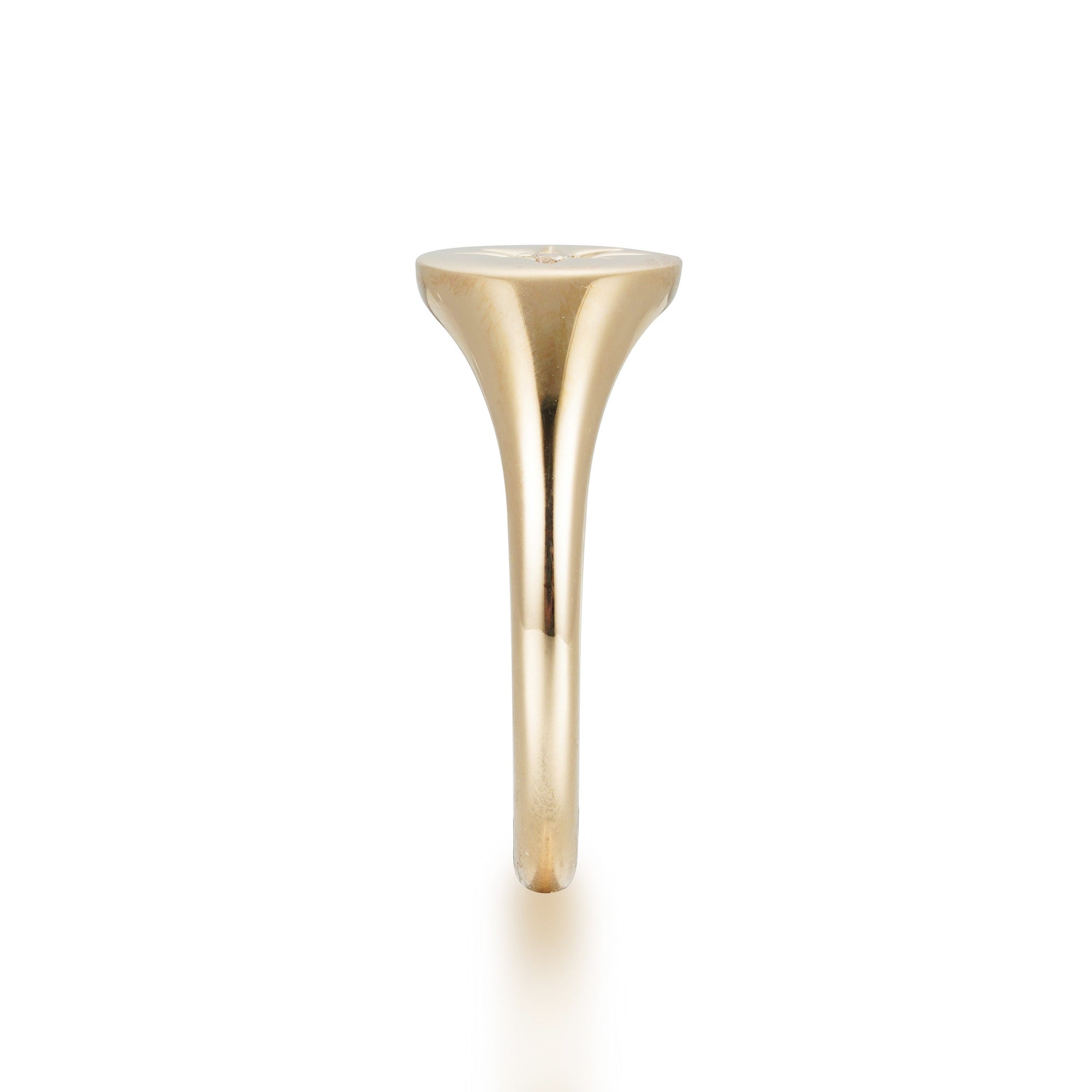 By Barnett Stellar Gold Signet Ring