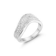 Load image into Gallery viewer, By Barnett Luxe Wave Diamond Ring