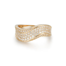 Load image into Gallery viewer, By Barnett Luxe Wave Diamond Ring