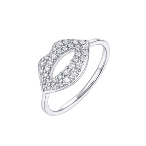 By Barnett Kissing Lips Diamond Ring