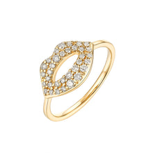 Load image into Gallery viewer, By Barnett Kissing Lips Diamond Ring